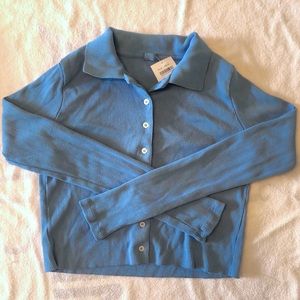 Brandy Melville “Caroline” top in sky blue